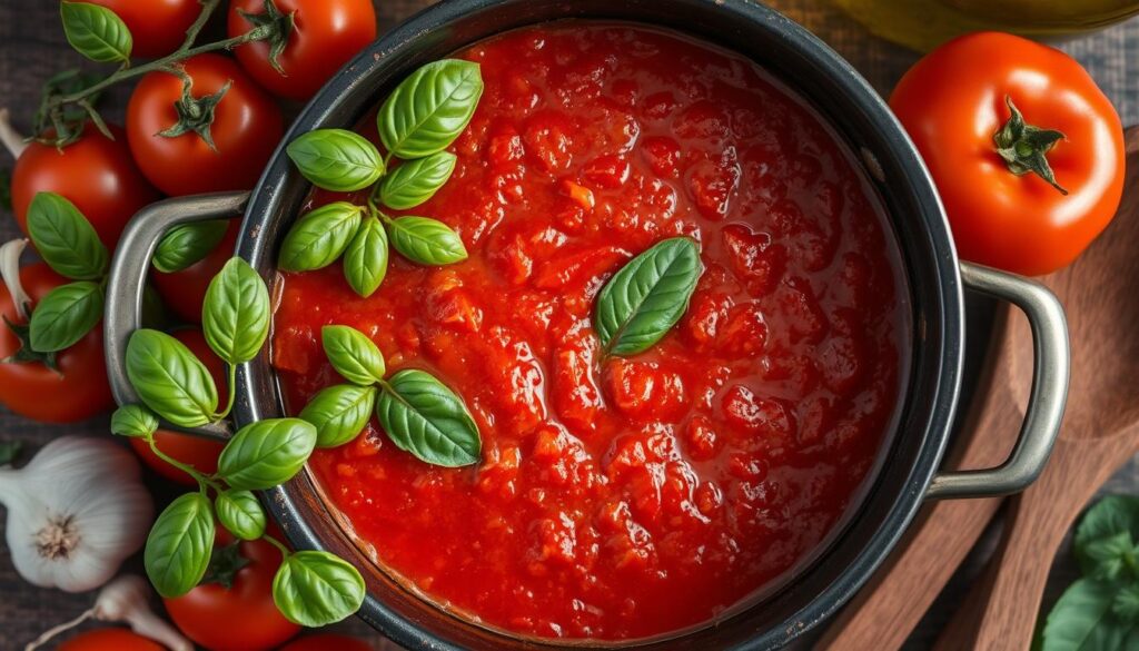 Tirštas naminis pomidorų padažas