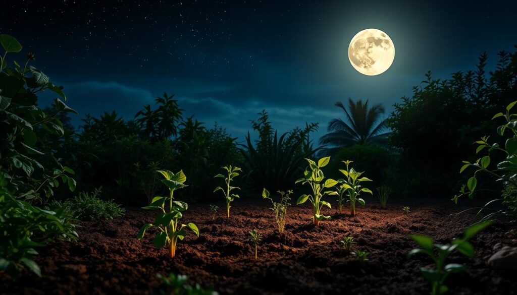 Augalų sodinimas pilnaties metu