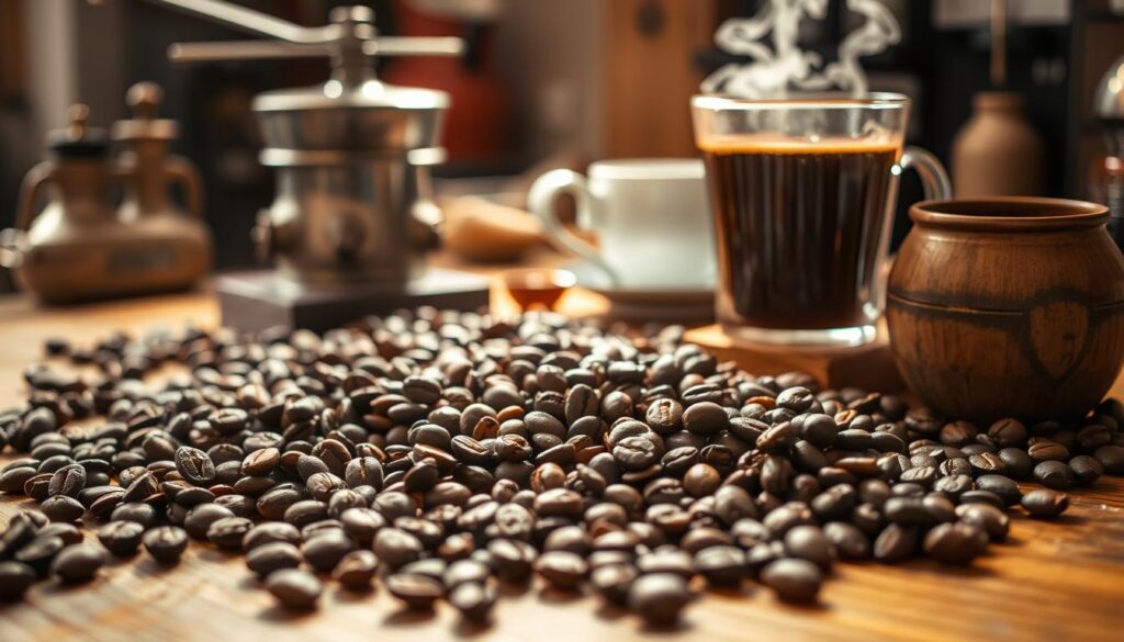 Kavos pupelių paruošimas