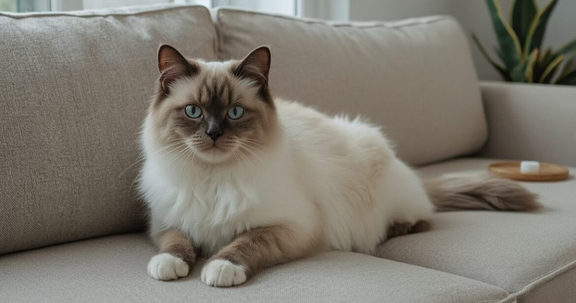 Birmos katė: veislės aprašymas, charakterio ir priežiūros ypatumai