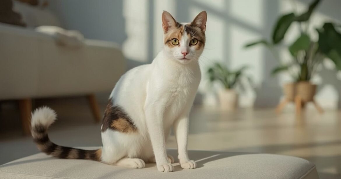 Japonų trumpauodegė katė: kilmė, priežiūra ir charakterio ypatumai