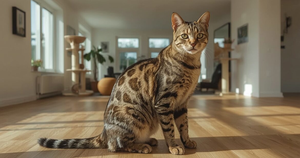 Kalifornijos dėmėtoji katė: kilmė, išvaizda ir priežiūros ypatumai