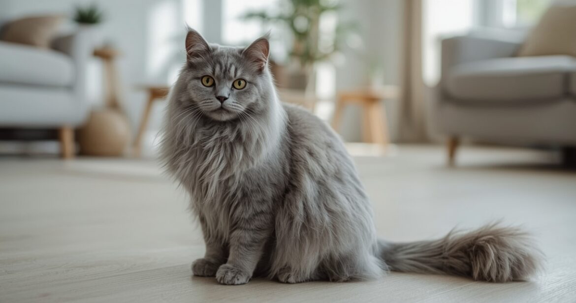 Nebelungas: reta katės veislė, išvaizda, charakteris ir priežiūra