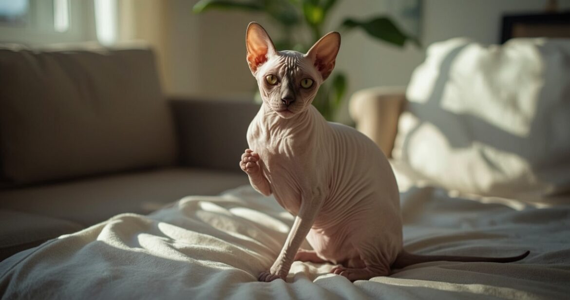 Sfinkso katė: išvaizda, charakteris ir priežiūros patarimai