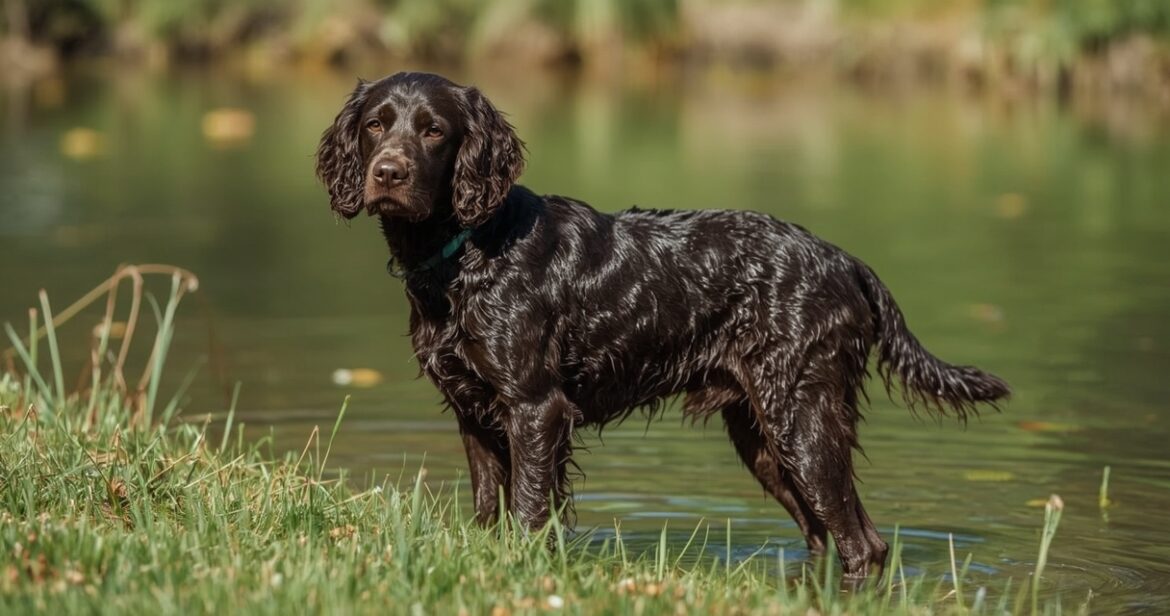 Airių vandens spanielis: išskirtinis medžioklės ir šeimos šuo