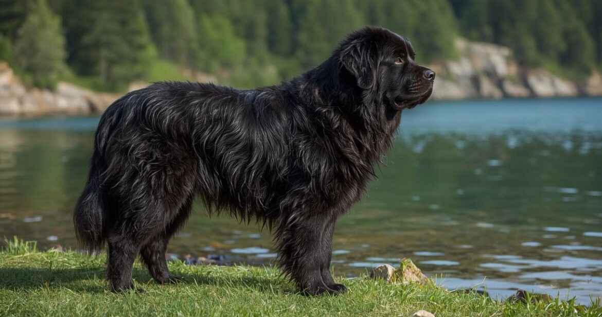 Niufaundlendas: charakteris, priežiūra ir veislės ypatumai