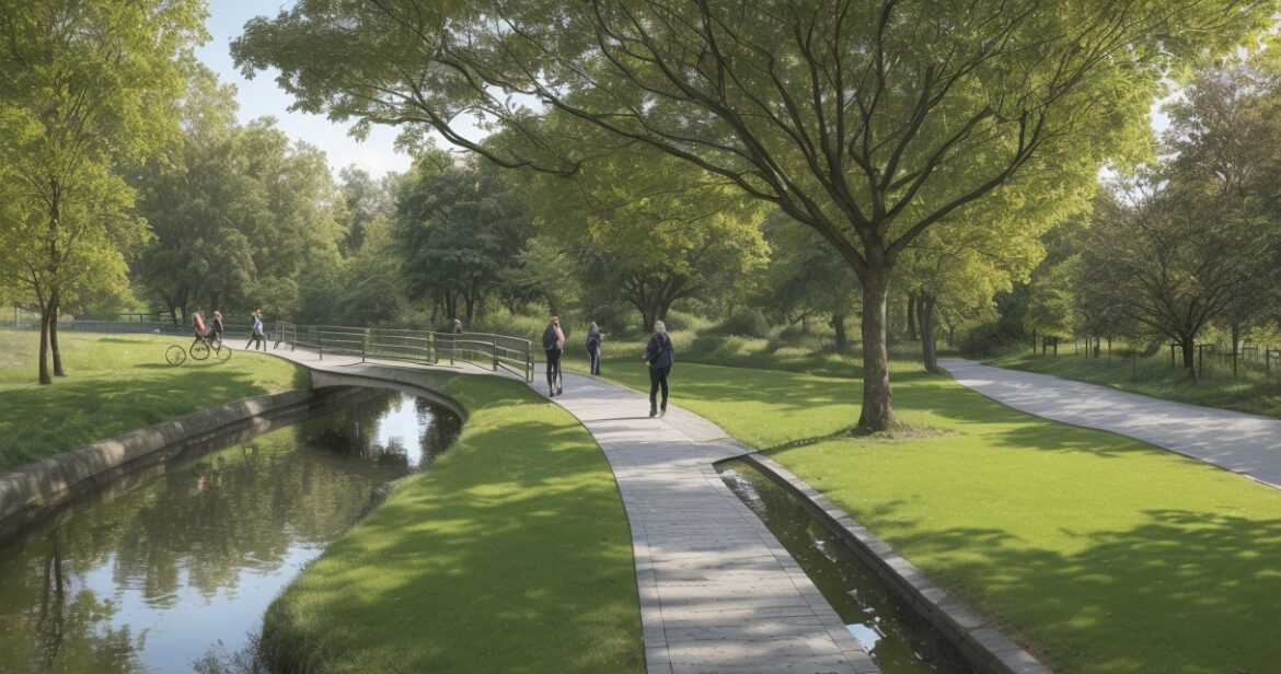 Jauryklos parkas Kretingoje: šiuolaikiška žalioji erdvė pasivaikščiojimams, sportui ir poilsiui